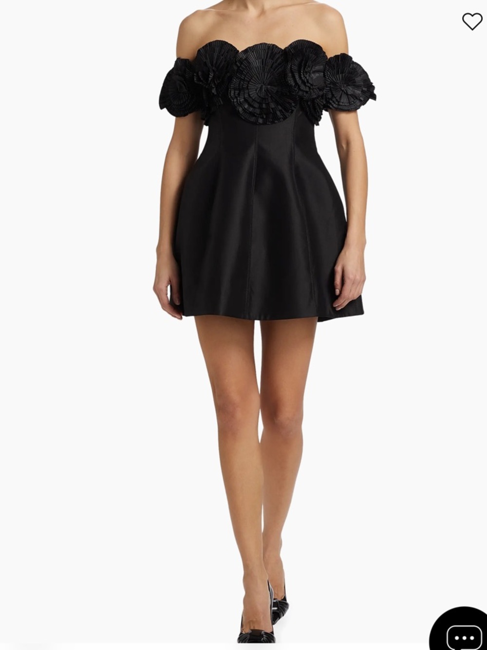 Acler Trusley Off-the-Shoulder Satin Minidress